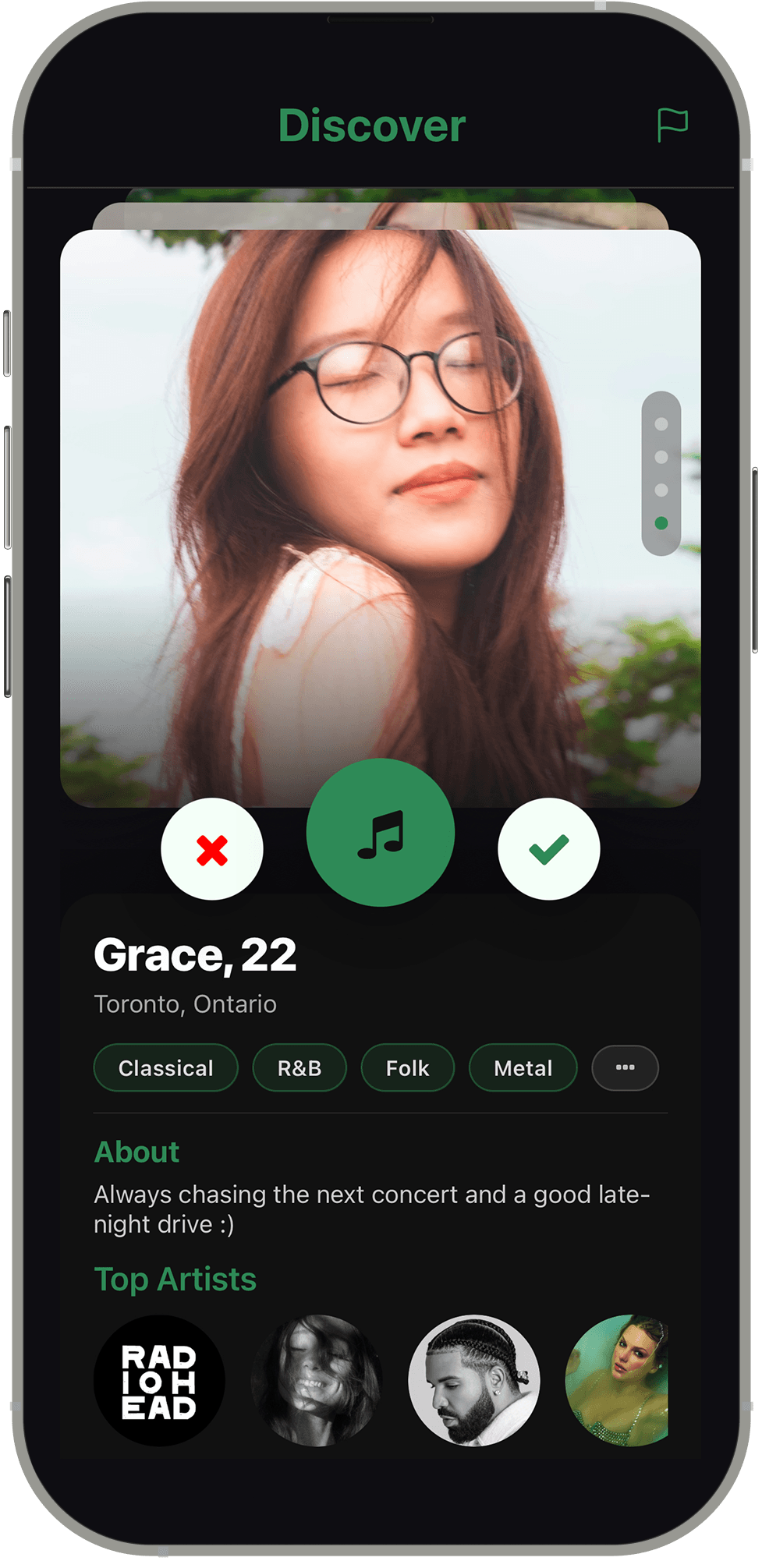 Chorus Dating App Interface